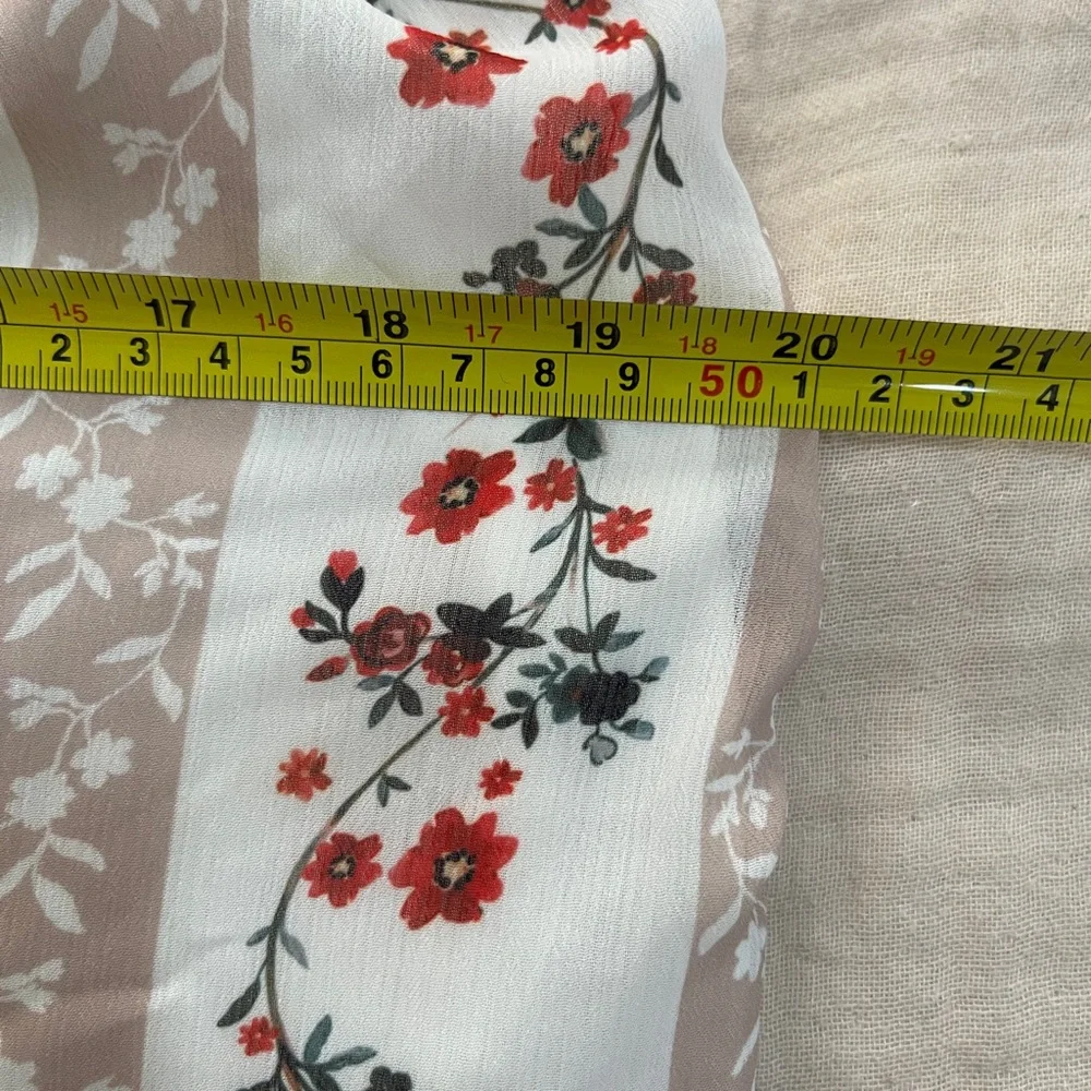 Endless Rose Tunic Blouse Size Small Multicolored Floral Peasant Prairie Cottage - Picture 11 of 13